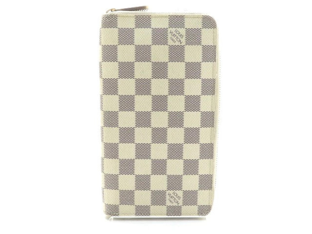 LOUIS VUITTON Zippy Organizer Azur White